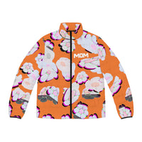 FLOWer PUFFER JACKET (ORANGE)