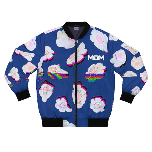 FLOWer BOMBER JACKET (BLUE)