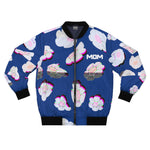 FLOWer BOMBER JACKET (BLUE)