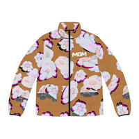 FLOWer PUFFER JACKET (BROWN)