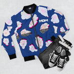 FLOWer BOMBER JACKET (BLUE)