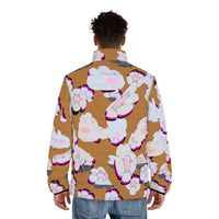 FLOWer PUFFER JACKET (BROWN)