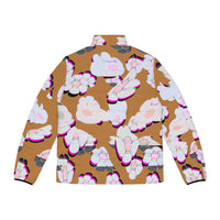 FLOWer PUFFER JACKET (BROWN)