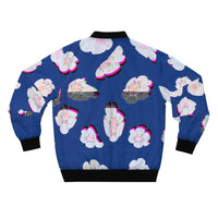 FLOWer BOMBER JACKET (BLUE)