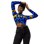 MOM Cheetah long-sleeve crop top (full)