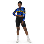 MOM Cheetah long-sleeve crop top (full)