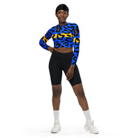 MOM Cheetah long-sleeve crop top (full)