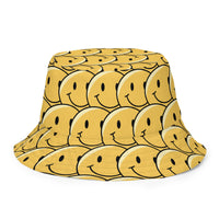 SMILE/SAD Reversible bucket hat