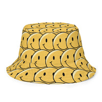 SMILE/SAD Reversible bucket hat