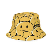 SMILE/SAD Reversible bucket hat