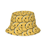SMILE/SAD Reversible bucket hat