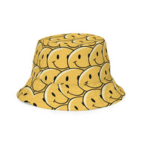 SMILE/SAD Reversible bucket hat
