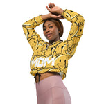 SMILE/SAD Women’s cropped windbreaker