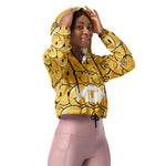 SMILE/SAD Women’s cropped windbreaker