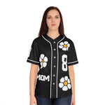 Beneath The Flowers Baseball Jersey (Black)