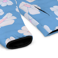 illusions of Flowers Power Puffer Jacket (Bubbles)