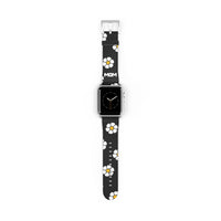Beneath The Flowers Watch Band (Black)