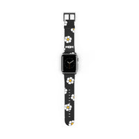 Beneath The Flowers Watch Band (Black)