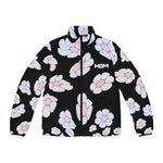 illusions of Flowers Puffer Jacket