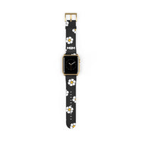 Beneath The Flowers Watch Band (Black)