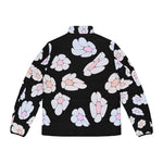 illusions of Flowers Puffer Jacket