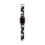 Beneath The Flowers Watch Band (Black)