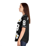 Beneath The Flowers Baseball Jersey (Black)