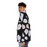 illusions of Flowers Puffer Jacket