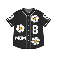 Beneath The Flowers Baseball Jersey (Black)
