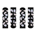 illusion of Flowers Crew Socks