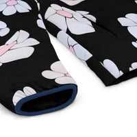 illusions of Flowers Puffer Jacket