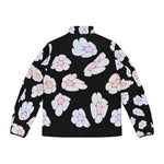 illusions of Flowers Puffer Jacket