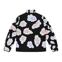 illusions of Flowers Puffer Jacket