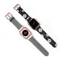 Beneath The Flowers Watch Band (Black)