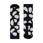 illusion of Flowers Crew Socks