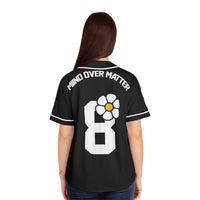 Beneath The Flowers Baseball Jersey (Black)