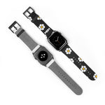 Beneath The Flowers Watch Band (Black)