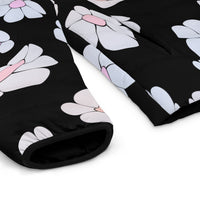 illusions of Flowers Puffer Jacket