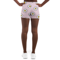 Beneath the Flowers Bed Shorts (Pink)