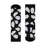 illusion of Flowers Crew Socks