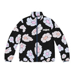 illusions of Flowers Puffer Jacket