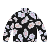 illusions of Flowers Puffer Jacket