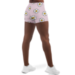 Beneath the Flowers Bed Shorts (Pink)