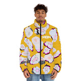 INTO THE FLOWERVERSE PUFFER JACKET (YELLOW)
