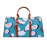 INTO THE FLOWERVERSE TRAVEL BAG (BLUE)