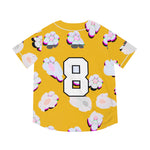 FLOWer BASEBALL JERSEY (YELLOW)
