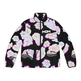 INTO THE FLOWERVERSE PUFFER JACKET (BLACK)