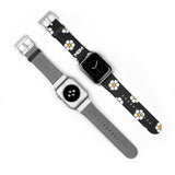Beneath The Flowers Watch Band (Black)