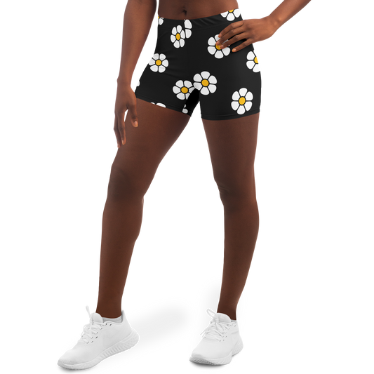 Beneath the Flowers Shorts (Black)