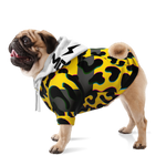 Yellow Cheetah Dog Hoodie